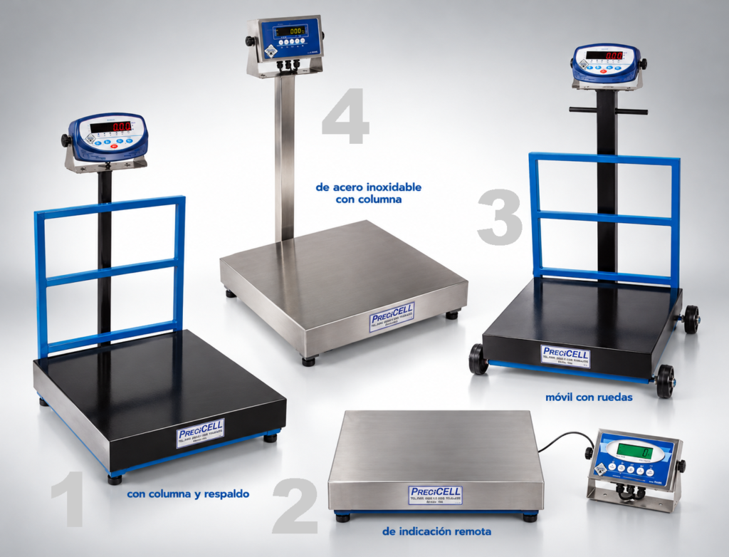 P1. Básculas de Mesa y Piso